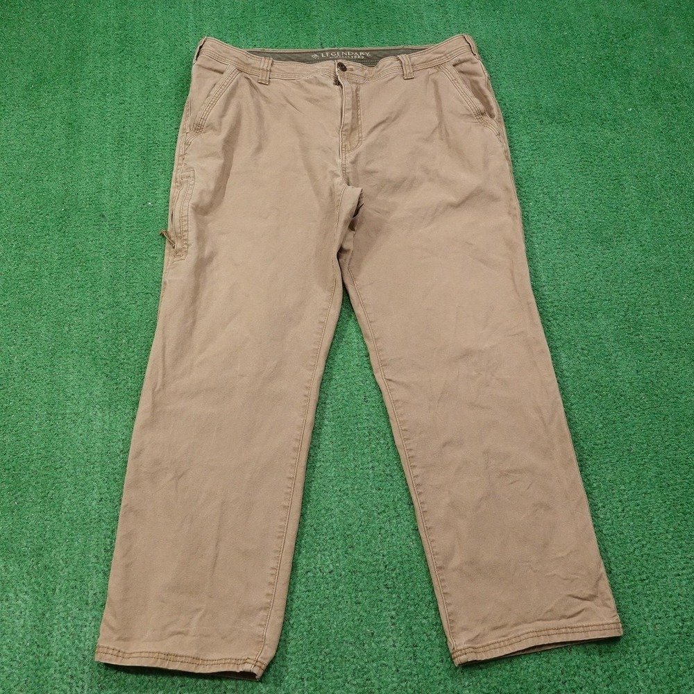 Legendary Outfitters Pants Mens 40x30 Khaki Utility Workwear Cotton CANVAS